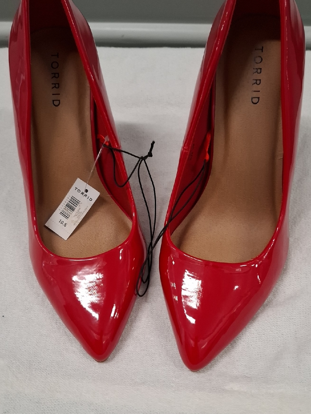 torrid Red Patent Pointed-Toe Pump